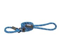 HugglePets Reflective Rope Slip Dog Lead - 150 x 1.2cm - Blue