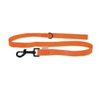 HugglePets Soft Padded Dog Lead. Orange Dog Lead with Metal Swivel Trigger Fastening, Reinforced Stitching, Accessory Clip & Soft Neoprene Handle.