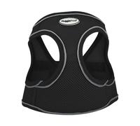HugglePets Step In Air Mesh Dog Harness - Med - Black