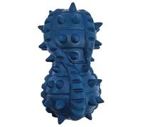 HugglePets Tactical K9 Natural Rubber Bouncer Dog Toy. | | Durable Heavy Duty Reward Training | Blue | Spikey Dental Chew & Play Fetch Toy | For Big Dogs