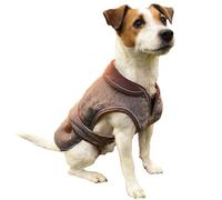 HugglePets Thermal Warm Dog Coat - Extra Small (30cm) Legacy Herringbone Reflective Dog Coats with Zipped Harness Opening, Roll Up Collar, Adjustable Waist & Double Stitched Leg Straps.