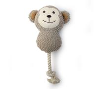 HugglePets Tiny Tails Ropey Monkey Milo Squeaky Puppy Toy