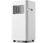 HUGGWRT 9000 BTU Portable Air Conditioner with Cool and Dehumidifier Functions, Sleep Timer & Remote, Oscillating Fan, Window Kit, 2 Speeds Small Device for Bedroom Off, 7000 BTU, 7000 BTU
