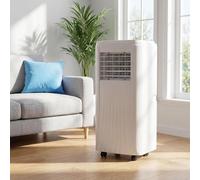HUGGWRT Portable Air Conditioner 10000 BTU Cooler with Dehumidifier and Remote Oscillation Fan for Home Office Mobility/Manual Mono Pump 201019048 manual desktop valve, 7000 Btu, 7000 BTU