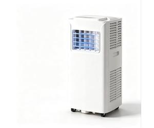 HUGGWRT Portable Air Conditioner 14000 BTU Cool 4-in-1 Low Energy with 24h Timer & Digital Display for Large Rooms, Home Cooling Fan Mode Comes with UK 3-pin Plug (BS 1, 7000 Btu, 7000 BTU