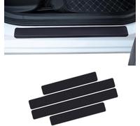 HUGGWRT Protective 4Pcs Car Door Sill Protector for Nissan Murano Z52 3rd Gen 2015-2021, Threshold Edge Entry Guard Sticker Accessories Interior Decoration Scratch Resi, A/Black, normal