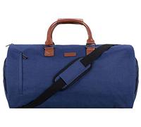 HUGH BUTLER 4-in-1 Weekender Bag - Practical Duffle Bag for Clothes, Laptop, Shoes, and Toiletries - Elegant Navy Blue Garment Cover, Perfect for Business and Work Travel