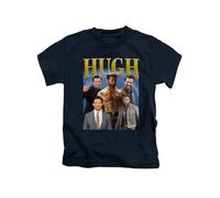 Hugh Jackman Meme Iconic Viral Trend Tee T-Shirt Funny Unisex T Shirt Top Navy Blue