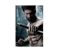 Hugh Jackman The Wolverine Poster (2) Canvas Poster Bedroom Decor Sports Landscape Office Room Decor Gift Unframe-style 12x18inch(30x45cm)