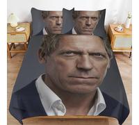 Hugh Laurie Ultimate Comfort Soft Zipper Closure Durable Fabric for Cozy Sleep Duvet Cover Sets Relaxation