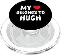 Hugh - My Heart Belongs To Hugh - Love PopSockets PopGrip for MagSafe