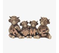 Lesser & Pavey Hughie Highland Cows Home Figurine For Home & Office | Home Decor Ornaments Gift For Women & Men | Beautiful Figurine For Indoor & Outdoor | Living Room Decor Ornaments