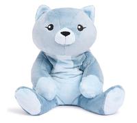 HUGIMALS Frankie the Cat - 2kg Weighted Stuffed Animal for Kids, Teens & Adults - Soft Plush Toy for Stress Relief & Calming - Unscented, Washable, Cuddly Anxiety Toy