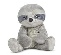 HUGIMALS Sam the Sloth Plush - Heavy 2KG Weighted Stuffed Animal Sloth for Stress Relief - Unscented Cute Cuddly Toy for Kids, Teens & Adults | Self Care Anxiety Bear