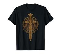 Hugin & Munin Runes Sword Norse Mythology Valhalla Viking T-Shirt