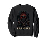 Hugin & Munin the Ravens Odin Viking Celts Valhalla Odin Sweatshirt