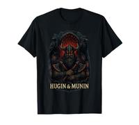 Hugin & Munin the Ravens Odin Viking Celts Valhalla Odin T-Shirt