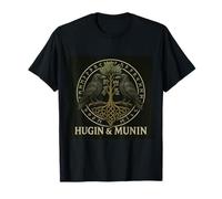 Hugin & Munin the Ravens Odin Viking Celts Valhalla Odin T-Shirt