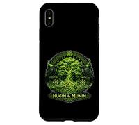 Hugin & Munin the Ravens Odin's Viking Celts Valhalla Raven Case for iPhone XS Max