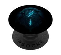 Hugin & Munin the Ravens Odin's Viking Celts Valhalla Raven PopSockets Adhesive PopGrip