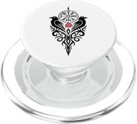 Hugin & Munin the Ravens Odin's Viking Celts Valhalla Raven PopSockets PopGrip for MagSafe