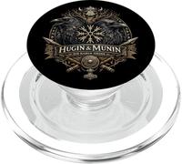 Hugin & Munin the Ravens Odin's Viking Celts Valhalla Raven PopSockets PopGrip for MagSafe