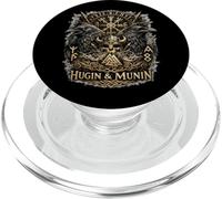 Hugin & Munin the Ravens Odin's Viking Celts Valhalla Raven PopSockets PopGrip for MagSafe