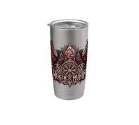 Hugin & Munin the Ravens Odin's Viking Celts Valhalla Raven Stainless Steel Insulated Tumbler