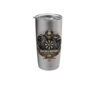Hugin & Munin the Ravens Odin's Viking Celts Valhalla Raven Stainless Steel Insulated Tumbler