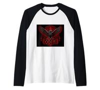 Hugin & Munin The Ravens Odin's Viking Nordic Mythology Raglan Baseball Tee