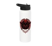 Hugin Viking Raven Valknut Symbol Stainless Steel Insulated Water Bottle