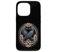 Huginn & Muninn Ravens - Norse Myth Celtic Knot Artwork Case for iPhone 13 Pro