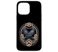 Huginn & Muninn Ravens - Norse Myth Celtic Knot Artwork Case for iPhone 13 Pro Max