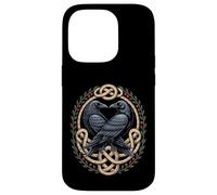 Huginn & Muninn Ravens - Norse Myth Celtic Knot Artwork Case for iPhone 14 Pro