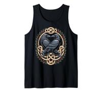 Huginn & Muninn Ravens - Norse Myth Celtic Knot Artwork Tank Top