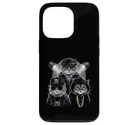 HugLife Cat Hip Hop Street Life Style Gangster Cat Squad Case for iPhone 13 Pro