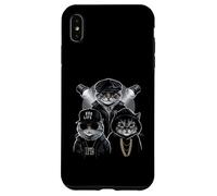 HugLife Cat Hip Hop Street Life Style Gangster Cat Squad Case for iPhone XS Max