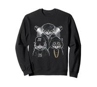 HugLife Cat Hip Hop Street Life Style Gangster Cat Squad Sweatshirt