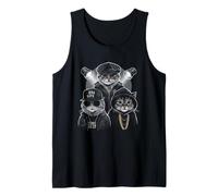 HugLife Cat Hip Hop Street Life Style Gangster Cat Squad Tank Top