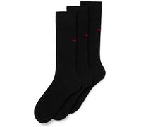 HUGO Mens 3P RS UNI CC Three-pack of logo-detail socks in a regular length