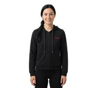 HUGO Cotton-blend zip-up hoodie with logo details - Style HUGO ID_JACKET, 50556350 Black S