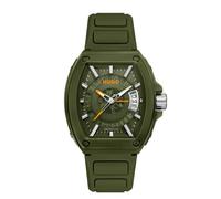HUGO 1530433 Icon Green Silicone Strap Watch - W45448