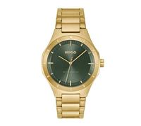 HUGO 1530449 Lit Gold Tone Bracelet Watch - W45454