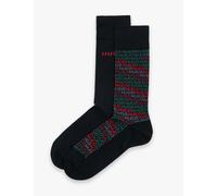 Hugo 2 Pack Cotton Rich Socks Black