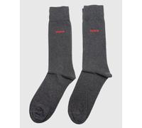 HUGO Men's 2P RS UNI CC Socks, New-Charcoal12, 43-46 (Pack of 2)