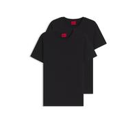 HUGO 2-pack T-shirts - Style HUGO-Round, 50325440 Black XS