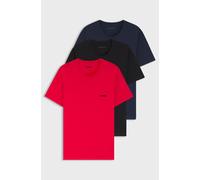 HUGO 3 Pack Cotton Crew Neck T-Shirts - Regular Fit