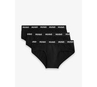 Hugo 3 Pack Cotton Rich Hip Briefs Black Mix