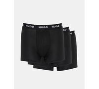 HUGO 3 Pack Mens Boxer Briefs with Logo Waistbands - Black 005 - Black 005 - XL