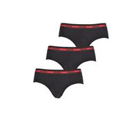Hugo 3 Pack Mens Planet Hip Brief - Black - Size 2XL